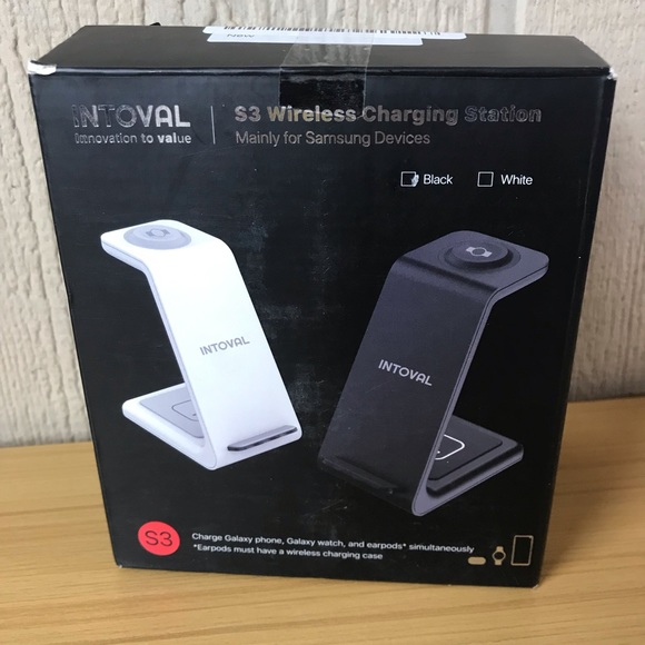 Intoval Wireless Charger, Wireless Charging Station for Phone/Watch/Buds - Picture 12 of 12